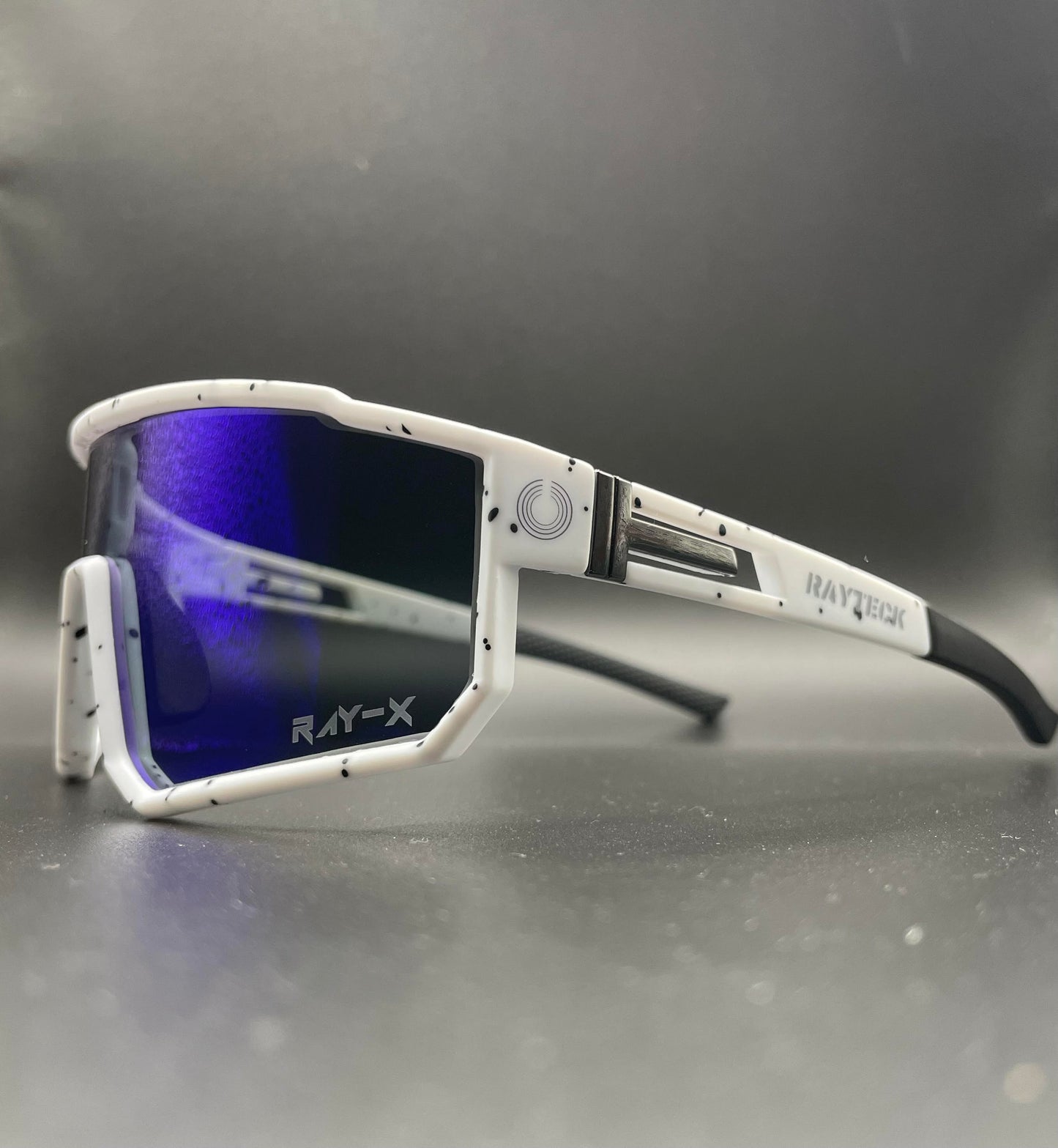 Lunette de soleil Rayteck One - Blanc/Bleu